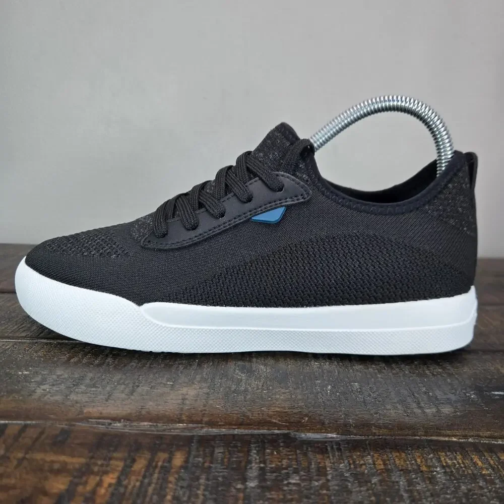 Vessi Weekend 1.5 Sneaker Womens Size 8 Waterproof Shoes Asphalt Black White